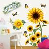 Good Sunflower Stickers Wide Application No Odor Removable