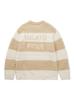 Gelato Pique HOMME Gelato 2 Striped Pullover PMNT245906 YEL M Men's