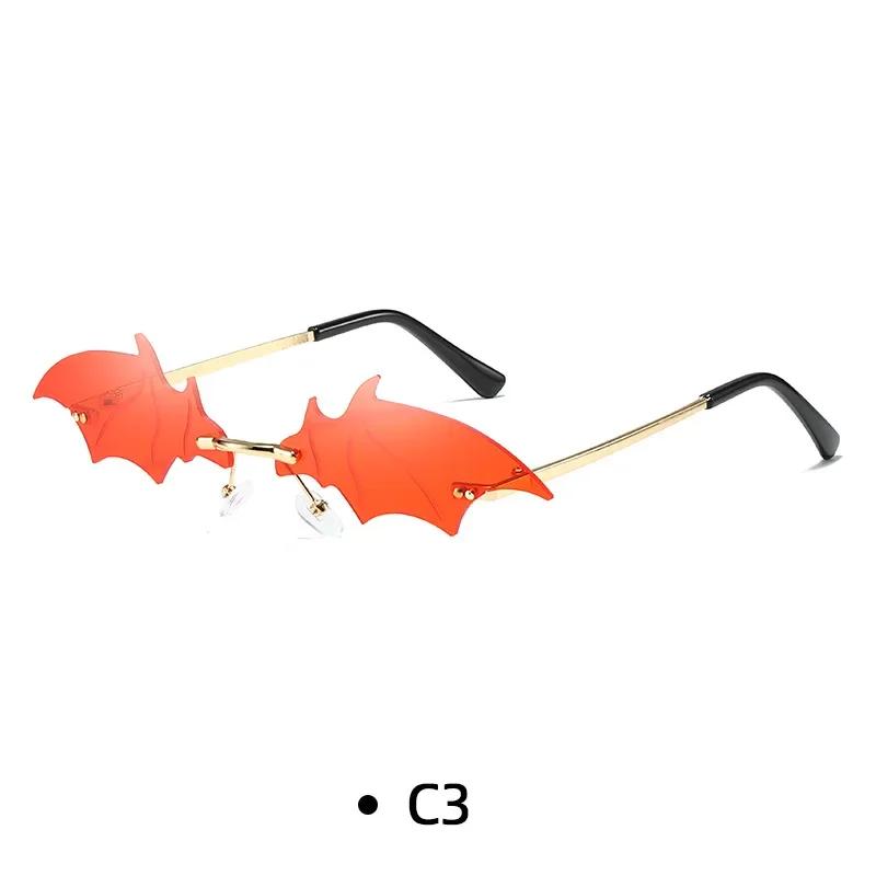 Rimless Sunglasses Women Luxury Brand Rhinestone Sun Glasses Ladies Cute Heart Shape Punk Party Eyewear