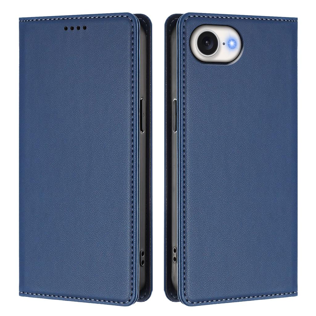 For iPhone SE (1st generation)/iPhone SE (2020)/iPhone SE (2022)/iPhone 16e Leather Wallet Case Magnetic Closure RFID Blocking Phone Cover