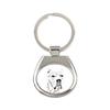 Dogo Argentino - Keychain with a Dog, Keychain with a Print, Personalized Pendant from the Brand
