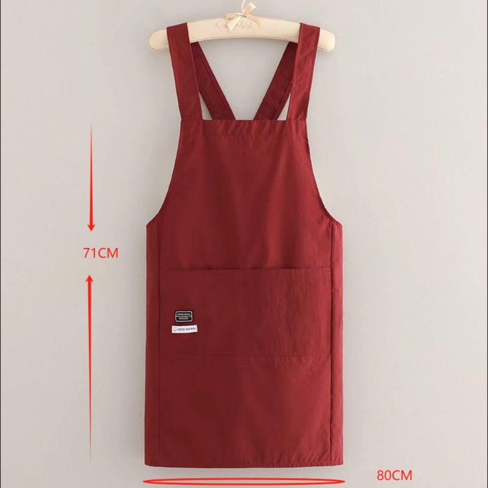 Водонепроницаемый кухонный халат, грязеотталкивающий, для нейл-арта, кафе, рабочая одежда, новый кулинарный фартук