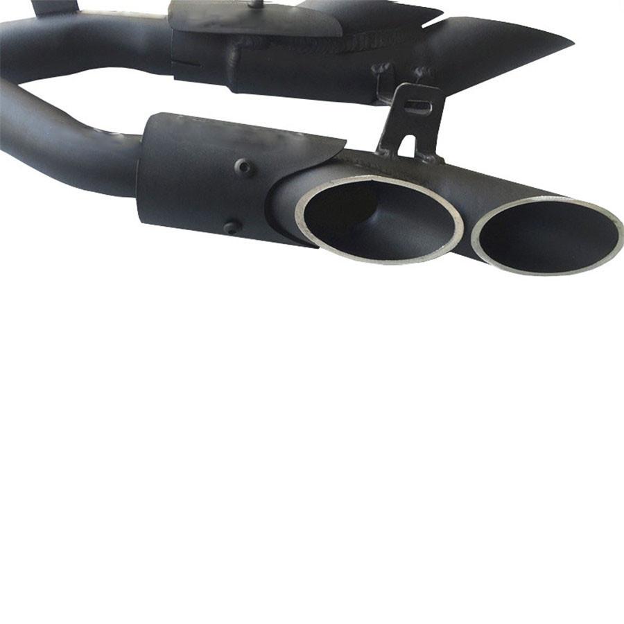 Мотоциклетная выхлопная система Двойная труба Слипон Средняя труба Для Kawasaki Z1000 10-17