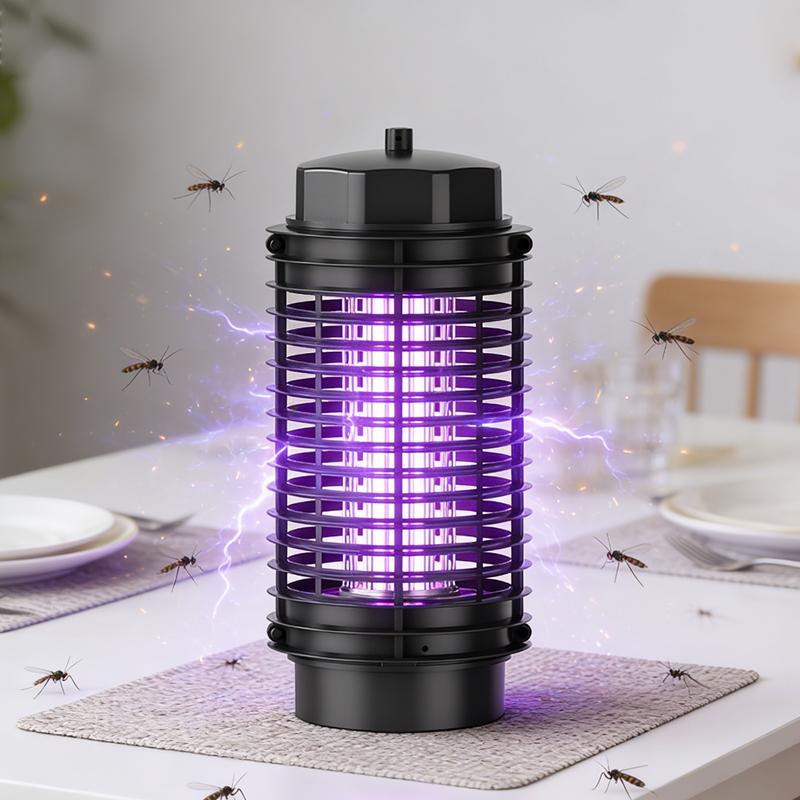 For Safe Solid ABS Electronic Mosquito Killer Lamp with Protective Net Oil Smoke Resistant Easy to Clean Zapper