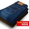 Высококачественные зимние вельветовые джинсы свободного прямого кроя эластичные утолщенные теплые хлопковые вельветовые длинные брюки тренд