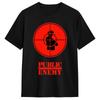 Хлопковая футболка с принтом американской рэп-группы Public Enemy для взрослых, летняя, в стиле Y2K, ретро, хип-хоп