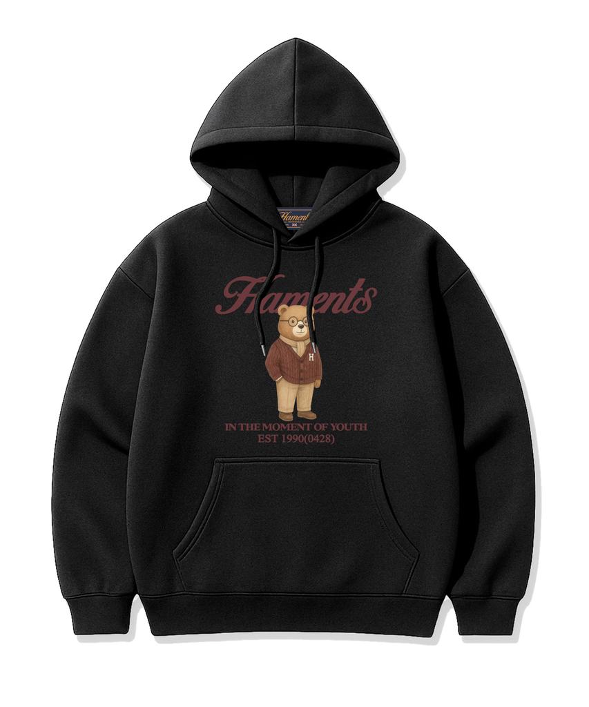 Классическая толстовка с логотипом Members Bear Черная