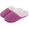 Comwarm Warm Cotton Slippers For Women Men Autumn And Winter Flats Soft Non-slip Fluffy Slippers Design Slides Indoor House Shoe
