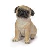 Ubia Head-Lifting Pug 10.5 X 6 X 10.5cm Doll Figurine Animal Garden Decoration Dog H23207