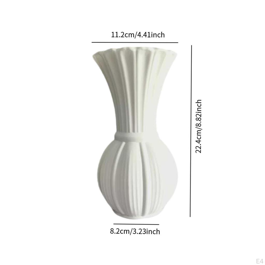 Imitation Ceramic Vase Flower Vase,Decorative Centerpiece,Elegant,Nordic ,Home Decoration for Living