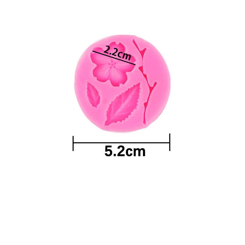 Plum Blossom Silicone Cake Mold Cupcake Fondant Mold Cake Decorating Tools Chocolate Gumpaste Mould Resin Clay Candy Mold
