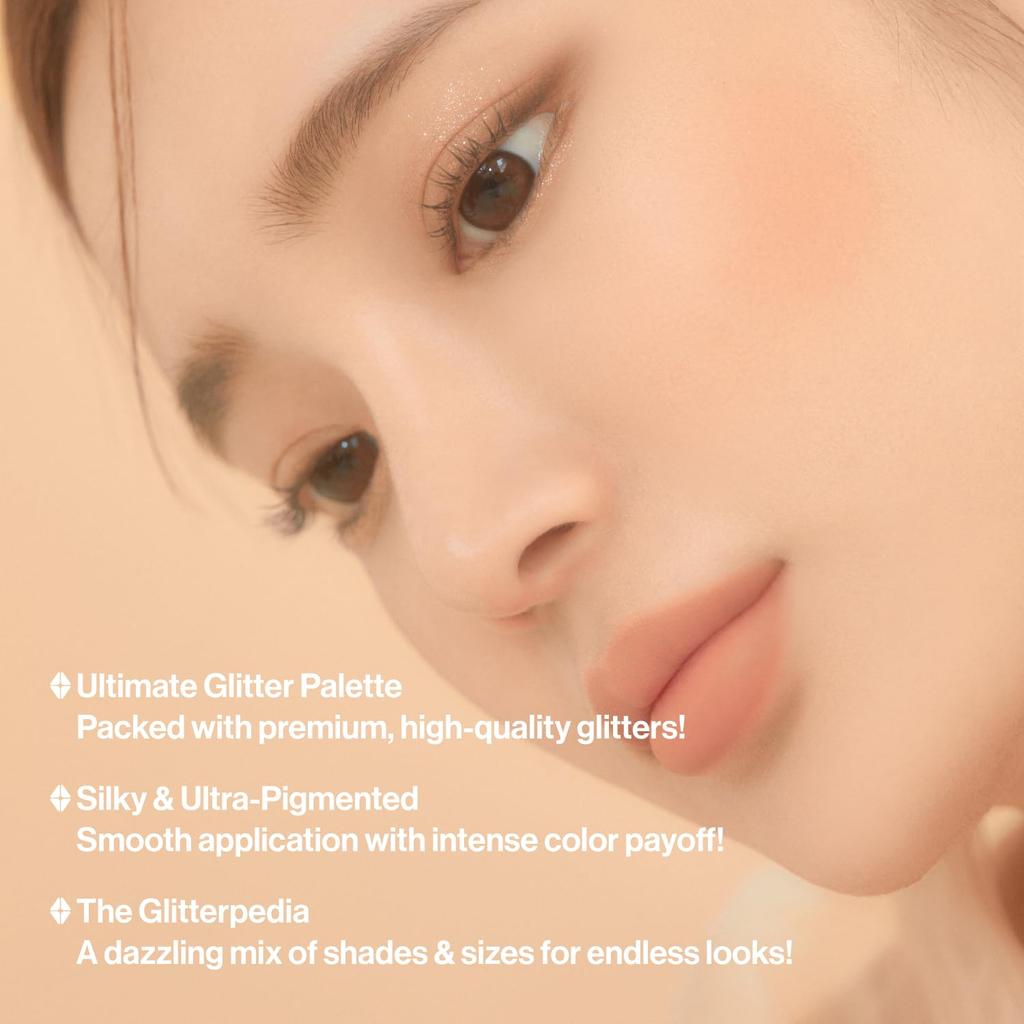 Anlicia Glitterpedia Eye Shadow All of Eye Make Cosmetics [UNLEASHIA] N°2 Brown/Glitterpedia Palette/Palette/Eye Makeup/Point