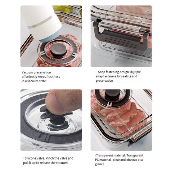 Хлебница большой вместимости, герметичный контейнер для хранения с крышкой, запись времени