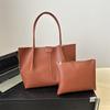 Women'S Bag Shoulder Bag Personalized Simple Solid Color Tote Bag Niche Versatile Large Capacity Mother And Child Bag