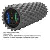 Electric Foam Roller 3 Levels Vibrating Adjustable Yoga Exercise Back Pain Relief Physical Therapy Muscle Recovery Deep Tissue Massage Roller