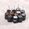 1Set 1:64 Car Wheel For Hotwheel Rubber Tire With Wheel Axle Model Car Modified