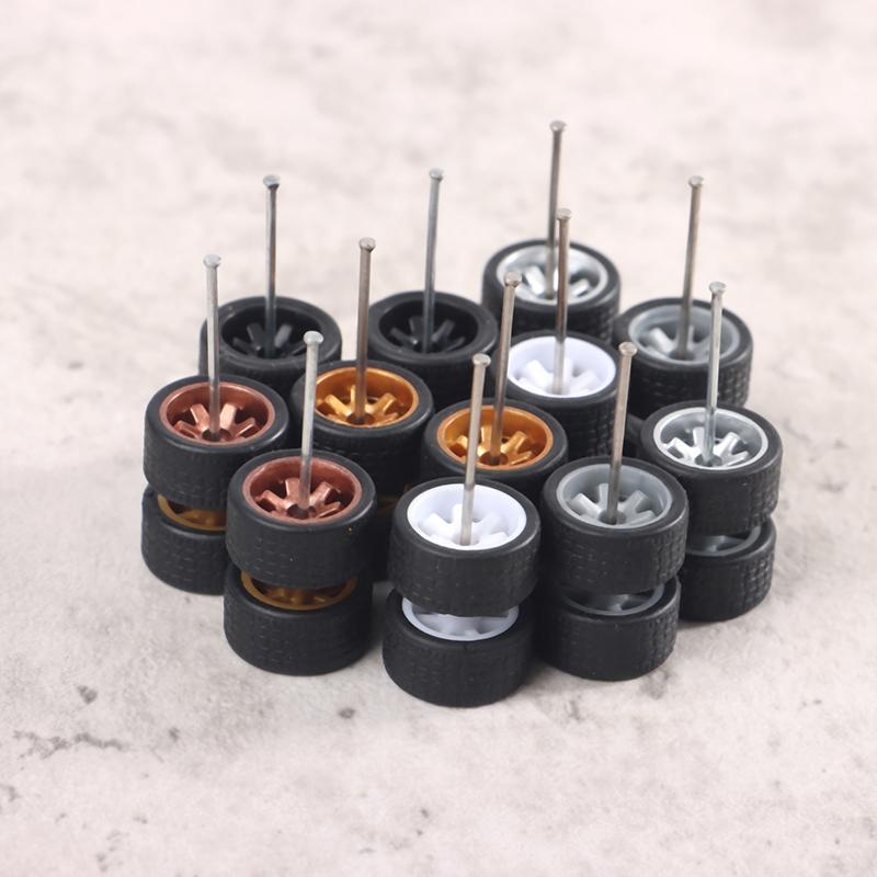 1Комплект 1:64 Колесо автомобиля для колеса Резиновая шина с модифицированной моделью автомобиля