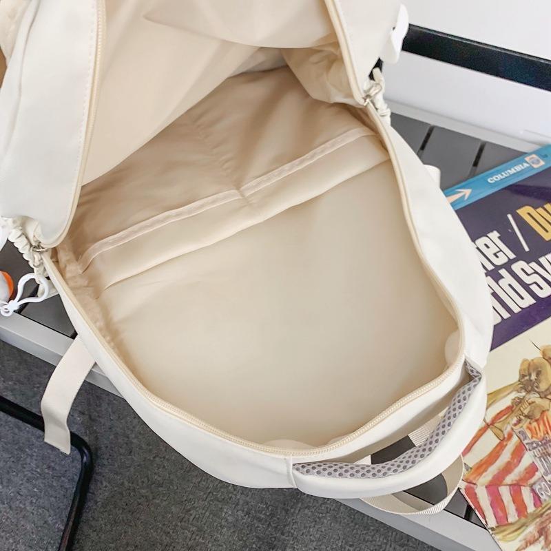Casual Travel Bag Simple Backpack Large Capacity Junior High School Student High School Student Bag Fashion Backpack