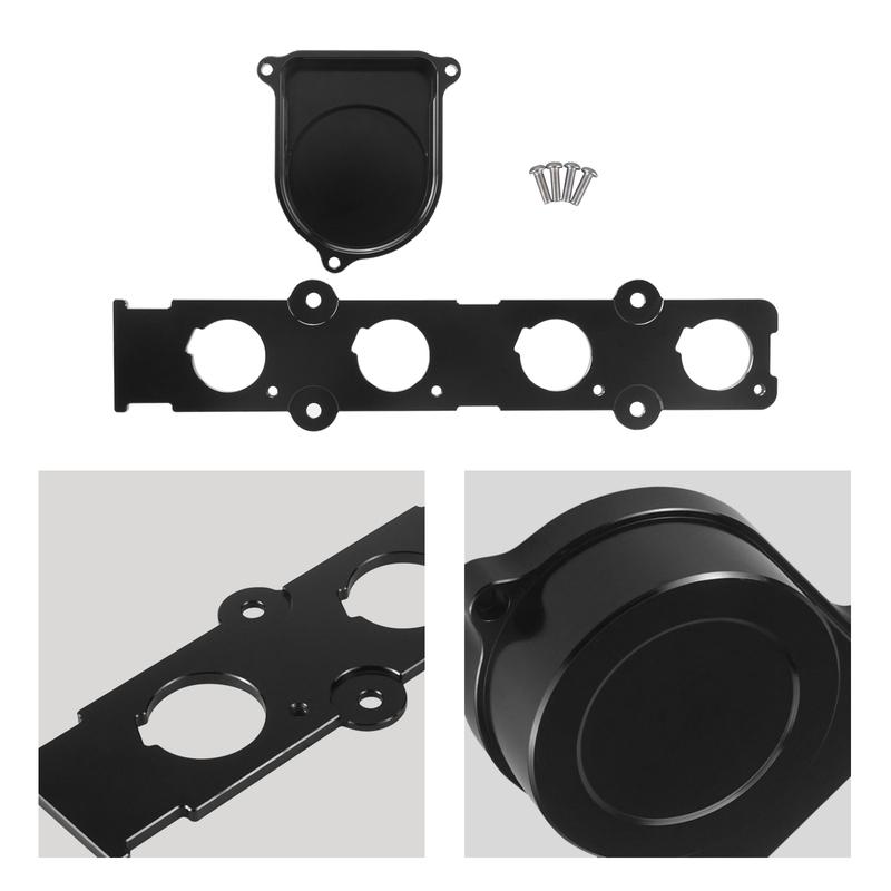 BEVINSEE Coil On Plug Adapter Plate and Distributor Cap Replace Kit for Honda for Acura B-Series B16 B18C VTEC Engines
