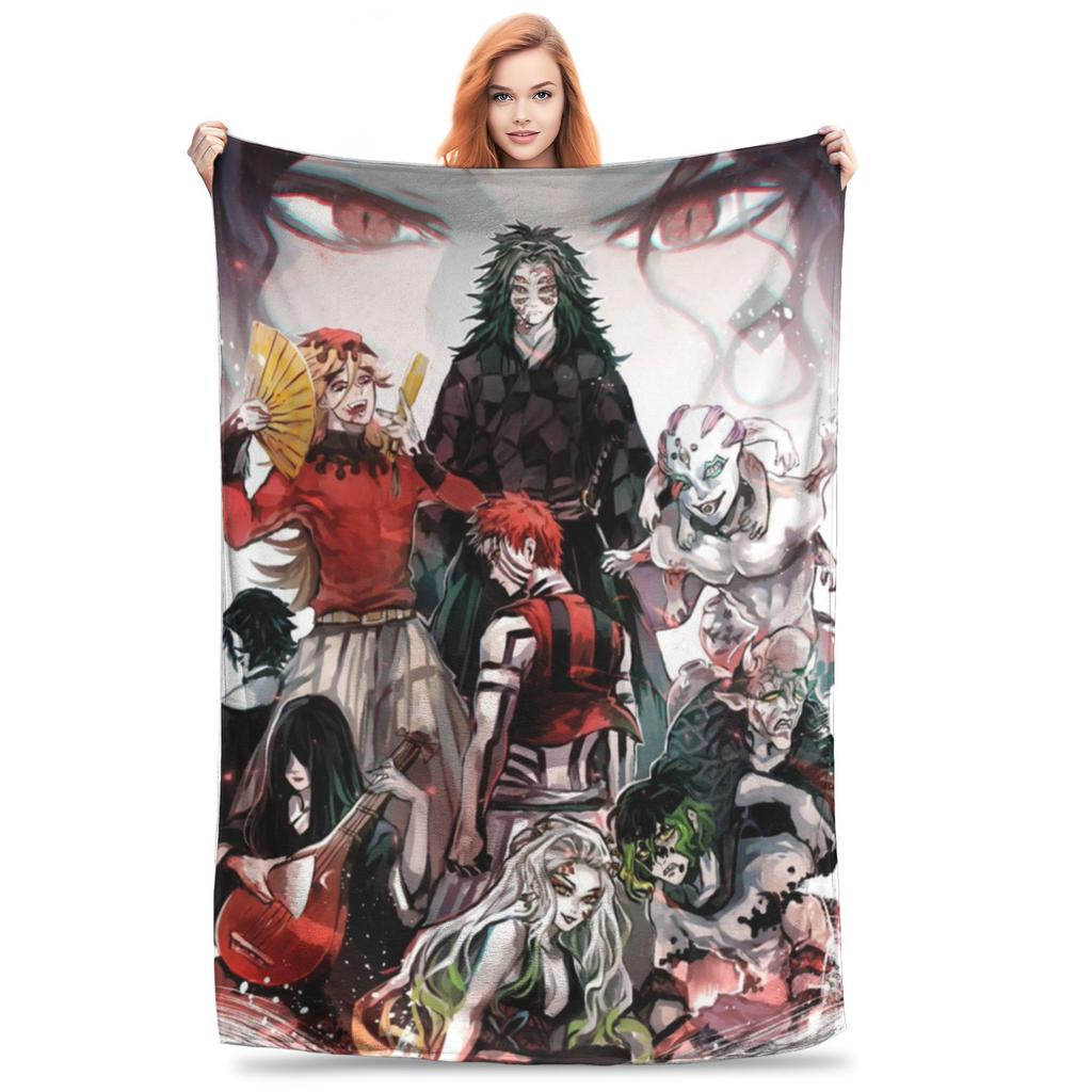 Иноске Клинок Рассекающий Демонов Одеяло Бархатное Весна Осень Многофункциональное Теплое Плед для Дома Улицы Одеяло