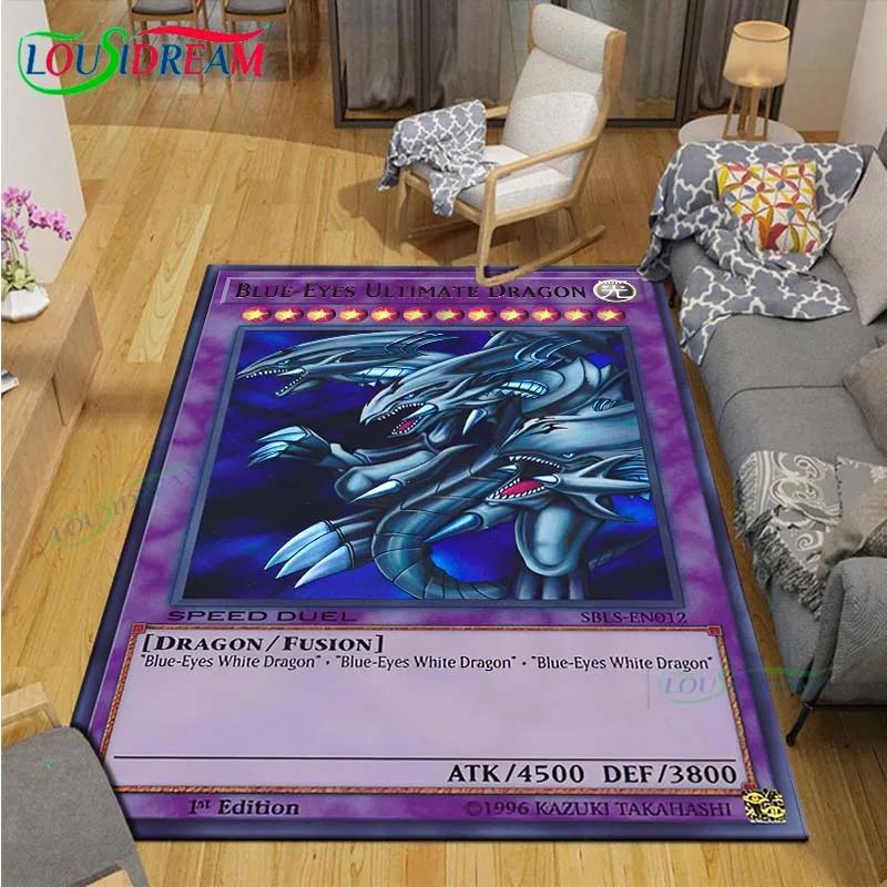 3D Famous Card Games Y-Yu-Gi-Oh  Carpet for Living Room Home Sofa Decoration,Children Game Decor Floor Mat Yoga Mat Large Carpet