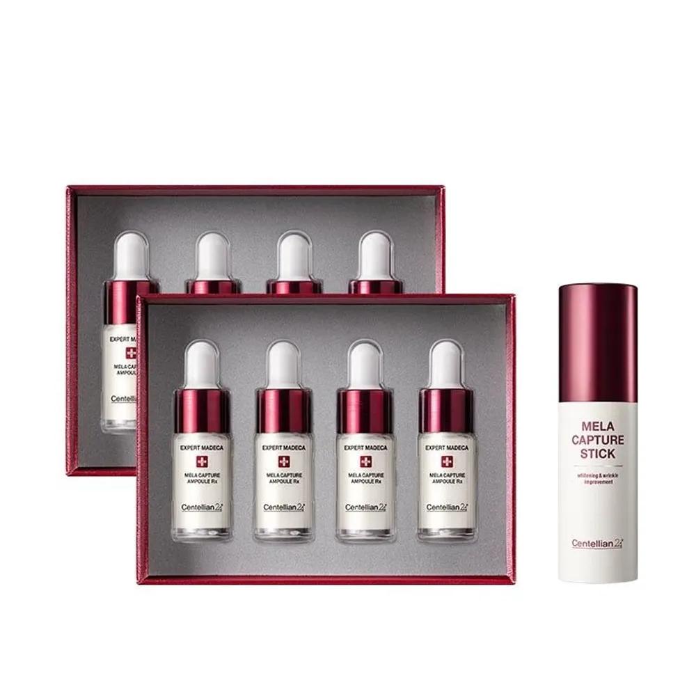CENTELLIAN24 Madeca Melacapture Dark Spot Ampoule Rx 2 Boxes + Melacapture Dark Spot Stick