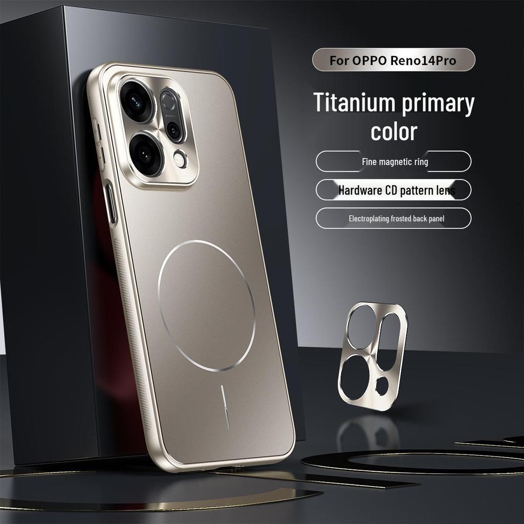 Чехол для телефона Oppo Reno14/Reno14 Pro с полной защитой от падений, защитой камеры и поддержкой беспроводной автомобильной зарядки