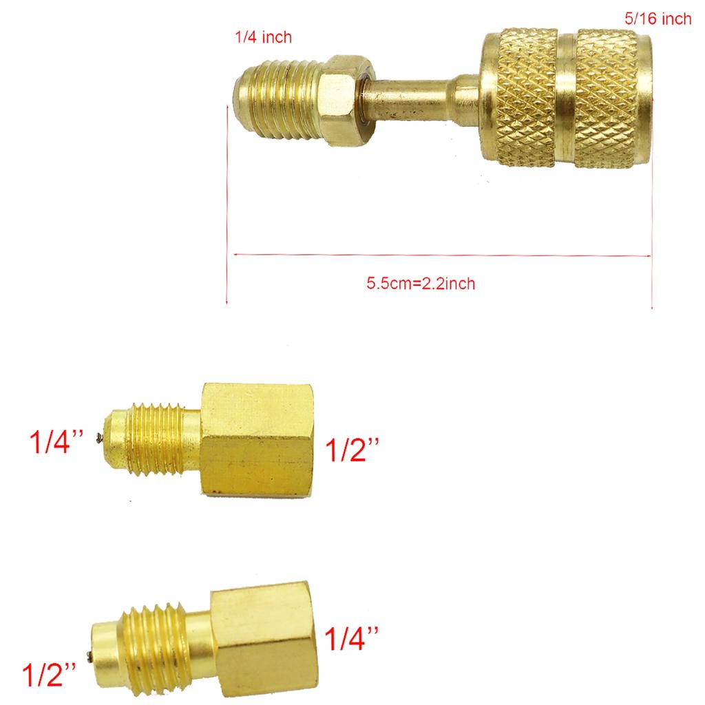 Комплект манометрического коллектора для заправки автомобильных кондиционеров хладагентами R410A, R22, R134a, R404A