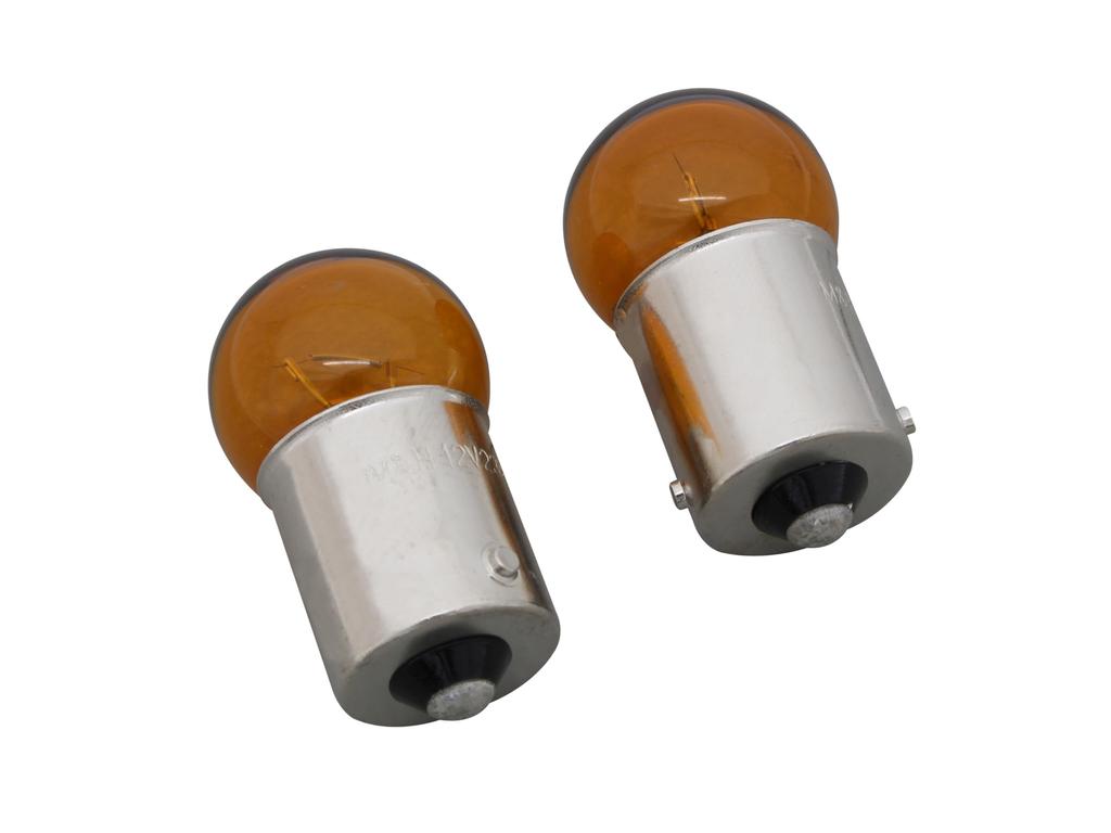 POSH 090086-10 Мотоциклетные принадлежности Комплект клапанов указателей поворота (2 куска) 23 Вт Одноламповая, Лампа типа G18, Оранжевая