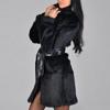 New Autumn and Winter Women's Clothing Imitation Fur Mink Coat Fox Fur Coat Medium and Long Imitation Fur Belt