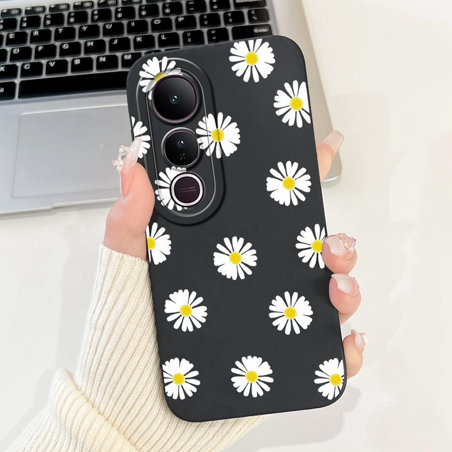 For Vivo V50 Lite 4G 5G V50 5G Phone Case Silicone Soft Back Cover For Vivo V2441 V2427 Bumper Dragon Cat Flower Butterfly Capa