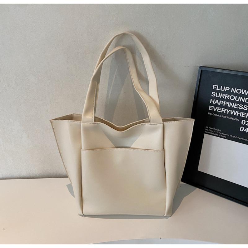 Простая сумка-тоут женская осенне-зимняя новая повседневная вместительная сумка модная сумка-шоппер на плечо