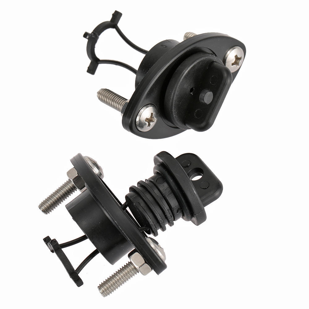 2pcs Universal Thread Drain Plug Bung for Kayak Canoe Boat with 4 Screws