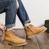 2025 Martin boots men's autumn retro high-top shoes men's boots British style tooling rhubarb boots 2052-M