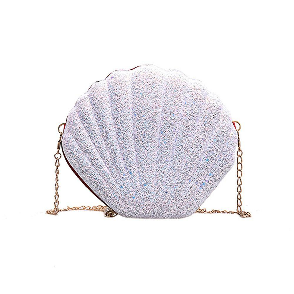 Сумка для телефона на молнии с блестками, маленькая сумка через плечо, сумки через плечо, сумка-ракушка