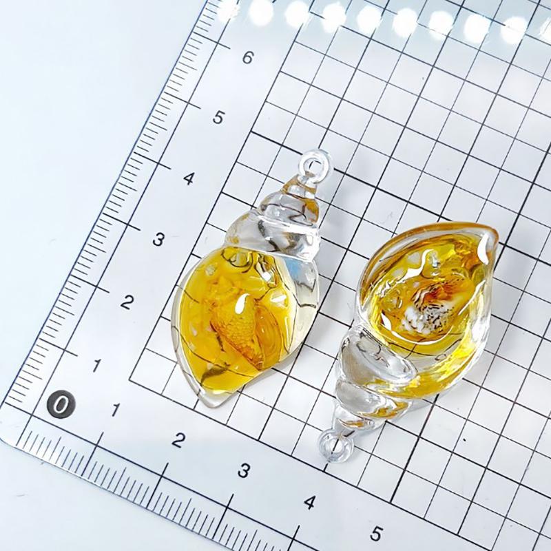 10 шт. подвески для поделок, аксессуары из серебристых раковин, ракушки в морском стиле, маленькие подвески в виде раковин, материалы, креативный цвет радуги