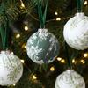 8 см Печатная ткань Рождественская елка Украшение DIY Подвесной шар Набор