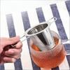 Сетчатый заварник для чая из нержавеющей стали с крышкой, многоразовый стакан-сито, фильтр для специй для рассыпного чая, для чайников, кружек, чашек, для заваривания чая, кофе