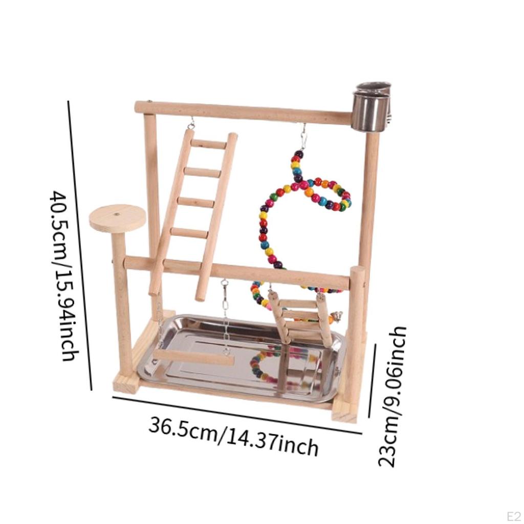 Игровая площадка для попугаев Попугаи Игровой стенд Тренажерный зал Лазалки Манеж Тренировка Птичья жердочка Птицы