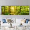 Landscape Sunlight Green Trees Leaves Forest Canvas Painting Nature Posters and Prints Wall Art Pictures Home Decor No Frame