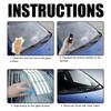 Car Glass Oil Film Remover Remove Stubborn Oil Film Dirt Stain Anti Smear Not Scratch Glass Restore Clarity Car Glass Cleaner