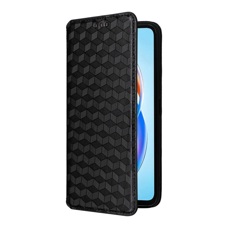For TCL 60 SE NxtPaper 5G Stereoscopic Lines Flip Leather Wallet Skin PU Purse for TCL 60 SE NxtPaper 3D Magnetic Phone Cover