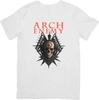 Arch Enemy Хеви-метал Музыка Подходит для мужчин и женщин Качественная хлопковая футболка Белая.