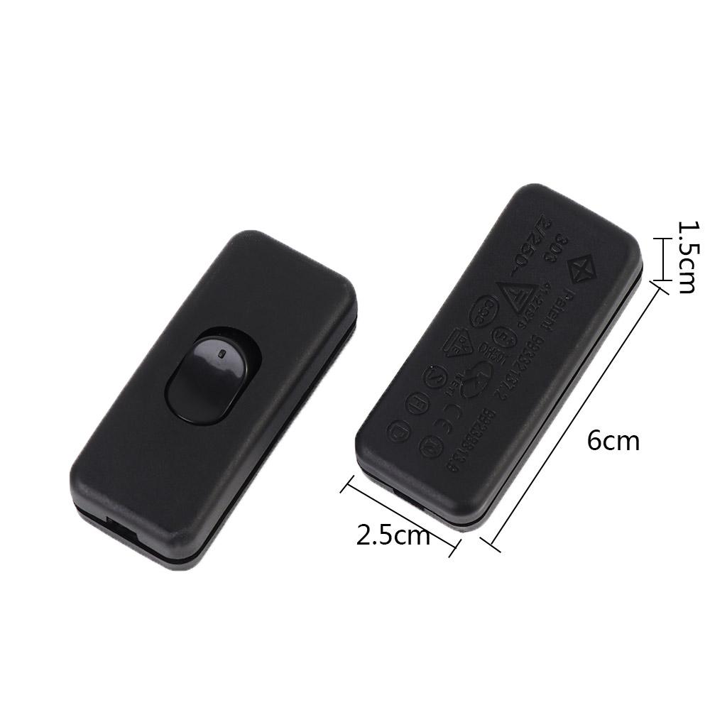 Встроенный выключатель ON/OFF для настольной лампы 110-250В Шнур Кабель Переключатели Аксессуары
