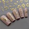 1 Sheet Self-Adhesive Bronzing Floral Nail Art Stickers Decals for Women Nail Art Supplies Nail Stickers for Nail Art, Party Accessories