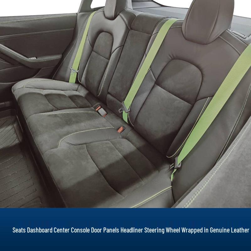 Розовая алькантара - обновление интерьера для Tesla: Персонализированный многоцветный дизайн