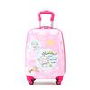 Детский чемодан на колесиках с героями мультфильмов, детский дорожный чемодан на колесиках, сумка для багажа на колесиках, чемодан для ручной клади, подарок для детей, розовый чехол на тележке для девочек, 18 дюймов
