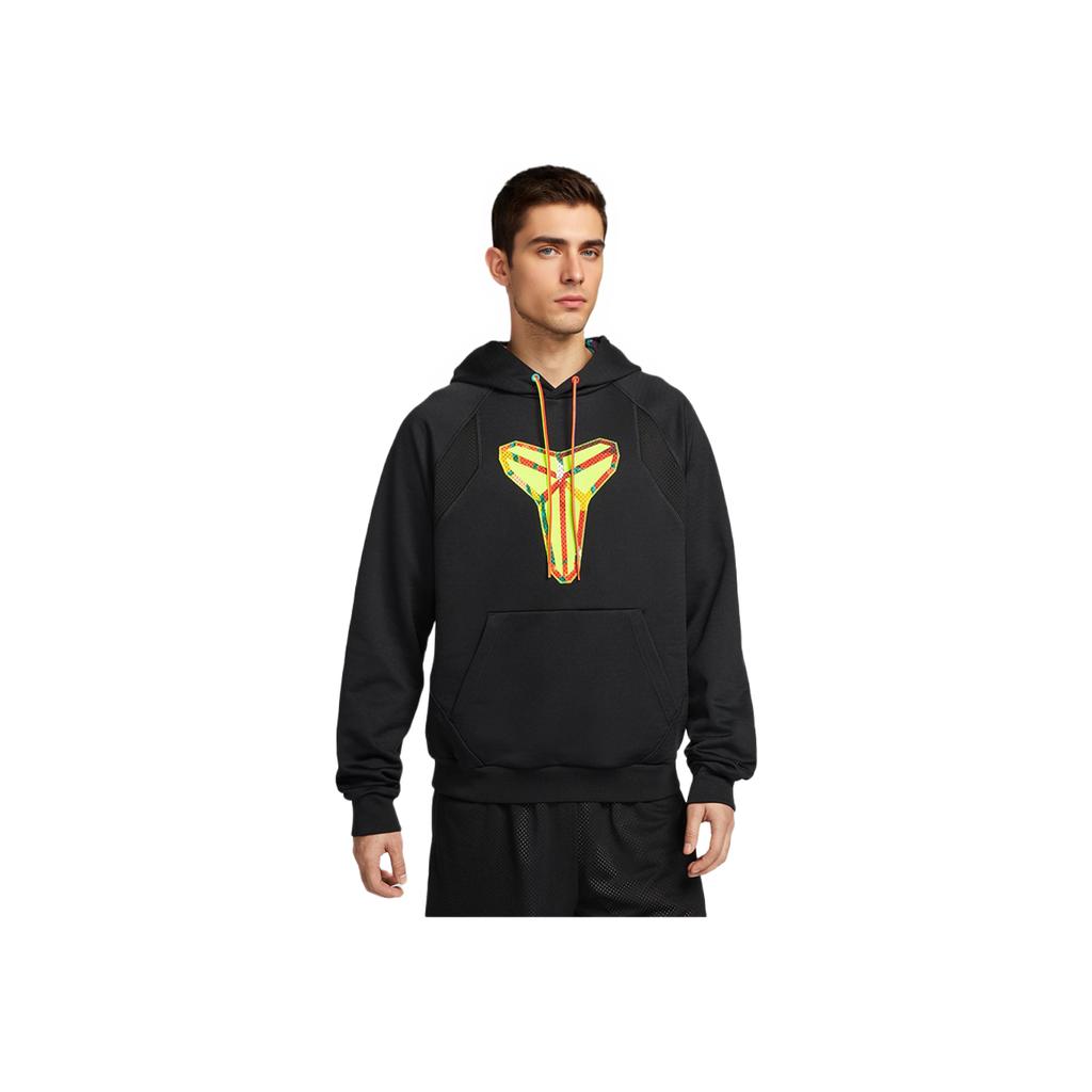 Nike Что Худи Пуловер Kobe Therma-FIT (Азия) Черный/Вольт Мужская уличная одежда HJ4206010