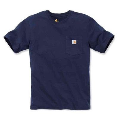 Футболка Carhartt carhartt WORKER POCKET с коротким рукавом из хлопка K87 темно-синяя SS/S T-SHIRTS [item]