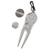 Портативный инструмент Divot Tool Вилка для паттинг-грина с маркером мяча